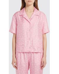 Moschino - Printed Silk Shirt - Lyst