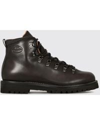 Church's - Poulton Calfskin Leather Lace-Up Ankle Boots With Lug Sole - Lyst