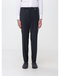 Myths - Apollo Slim Fit Cotton Blend Trousers With Drawstring Waist - Lyst
