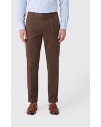 Fay - Stretch Cotton Gabardine Chino Trousers - Lyst