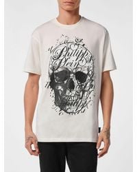 Philipp Plein - Skull Cotton T-Shirt - Lyst