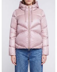 Herno - Short Hooded Down Jacket - Lyst
