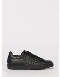 EA7 - Leather Sneakers - Lyst