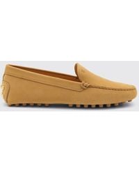 Tod's - Suede Driver Loafers - Lyst