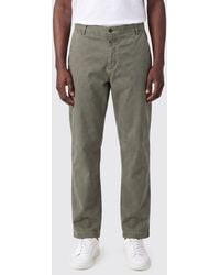 Closed - Straight-Fit Mid-Rise Cotton Chino Trousers With Back Logo - Lyst