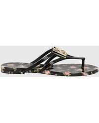 Dolce & Gabbana - Dolce &Amp Gabbana Rubber Flip Flops With Dg Monogram - Lyst