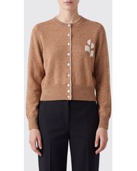 Isabel Marant - Slim Fit Jacquard Logo Wool And Cotton-Blend Cardigan - Lyst