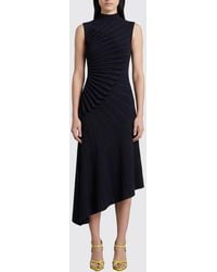 Alaïa - Virgin Wool Midi Dress - Lyst