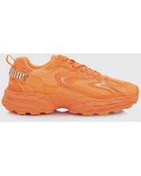 Philipp Plein - Pulse X Mesh And Leather Sneakers - Lyst