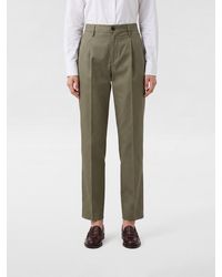 Aspesi - Mid-Rise Skinny Cotton Trousers With A Slim Fit - Lyst
