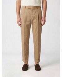 PT01 - Stretch Cotton Tailored Trousers - Lyst
