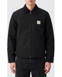 Carhartt - Detroit Organic Cotton Shirt Jacket With Velvet Collar - Lyst