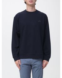Paul & Shark - Paul &Amp Shark Cotton And Lyocell Blend Crewneck Sweatshirt By With Logo - Lyst