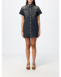 Fendi - Mini Abito Chemisier Slim Fit - Lyst