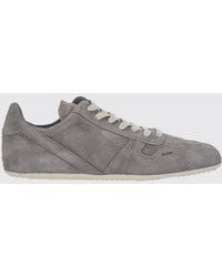 Rick Owens - Low-Top Suede Sneakers With Leather Interior - Lyst