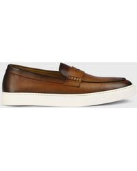 Doucal's - Leather Loafers - Lyst