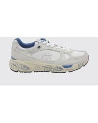 Premiata - Mase Suede And Mesh Sneakers - Lyst