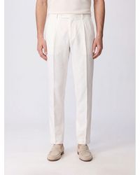 Santaniello - Wool And Cashmere Tailored Trousers - Lyst