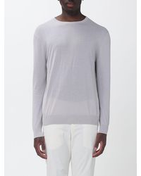 Ballantyne - Basic Cotton Crew Neck Sweater - Lyst