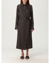 Fendi - Abito Chemisier Midi - Lyst