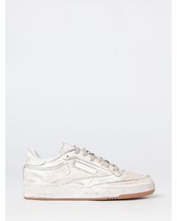 Reebok - Club C 85 Vintage Low Top Leather Sneakers With Terrycloth Lining - Lyst