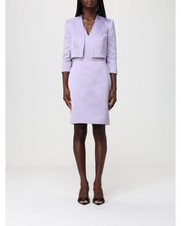 Elisabetta Franchi - Duchesse Dress With Crop Jacket - Lyst