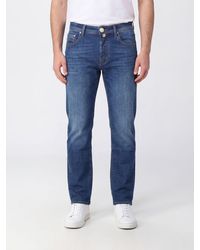 Jacob Cohen - Mid-Rise Straight-Leg Cotton Denim Jeans - Lyst