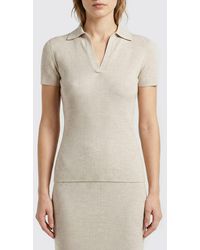 Max Mara - Basic Wool Knit Polo - Lyst