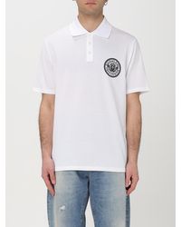 Balmain - Polo Con Estampado Coin - Lyst