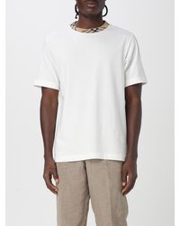 Burberry - T-Shirt aus Baumwoll-Jersey mit Karomuster - Lyst