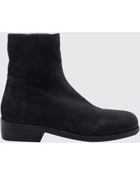 Marsèll - Gnocco Grained Leather Ankle Boots With Side Zip Closure - Lyst