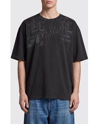 Maison Margiela - Relaxed Fit Cotton T-Shirt With Numeric Logo - Lyst