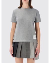 Thom Browne - Four-Bar Cotton T-Shirts - Lyst