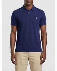 Polo Ralph Lauren - Cotton Polo Shirt With Pony Logo - Lyst