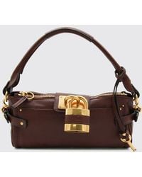 Chloé - Chlo&Eacute Paddington Smooth Leather Shoulder Bag With Padlock And Key - Lyst