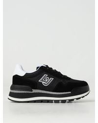 Liu Jo - Sneakers in pelle scamosciata e mesh - Lyst