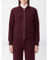 Thom Browne - Virgin Wool And Linen Blend Bomber Jacket With Zip Closure - Lyst