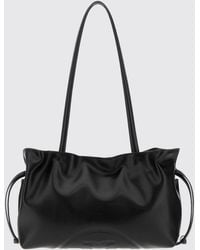 Tory Burch - Ella Recycled Materials Shoulder Bag With Drawstring - Lyst