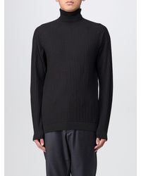 Giorgio Armani - Sweater In Cashmere And Silk Blend - Lyst