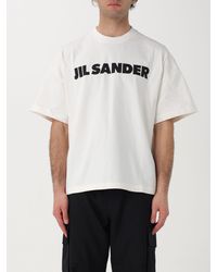 Jil Sander - Logo-print Cotton T-shirt - Lyst