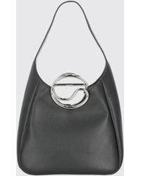 Coperni - Calf Leather Hobo Bag With Rigid Metal Handle - Lyst