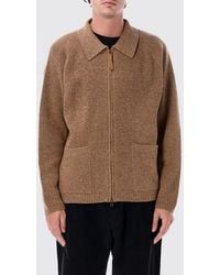 Universal Works - Zip-Up Polo Cardigan - Lyst