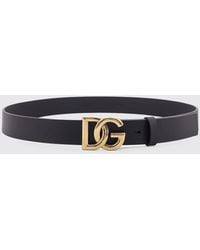 Dolce & Gabbana - Dolce &Amp Gabbana Dg Leather Belt - Lyst