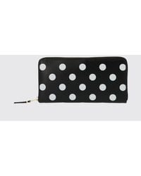 Comme des Garçons - Polka Dot Calf Leather Wallet - Lyst