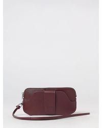 Paul Smith - Saffiano Calf Leather Crossbody Bag With Removable Strap - Lyst