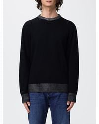 Paul & Shark - Paul &Amp Shark 100% Wool Crewneck Jumper With Ribbed Trims - Lyst