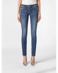 Philipp Plein - Mid-Rise Skinny Stretch Denim Jeans - Lyst