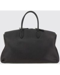 Borsalino - Calf Leather Travel Bag With Double Handle And Logo - Lyst