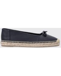 Castañer - Pax Ribbon Leather Espadrilles - Lyst