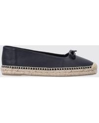 Castañer - Pax Ribbon Leather Espadrilles - Lyst